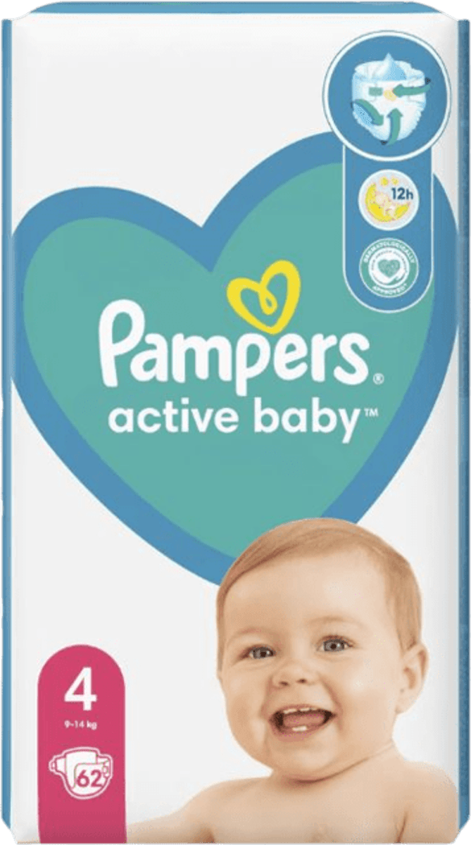 pampers active baby dry 3 90 szt