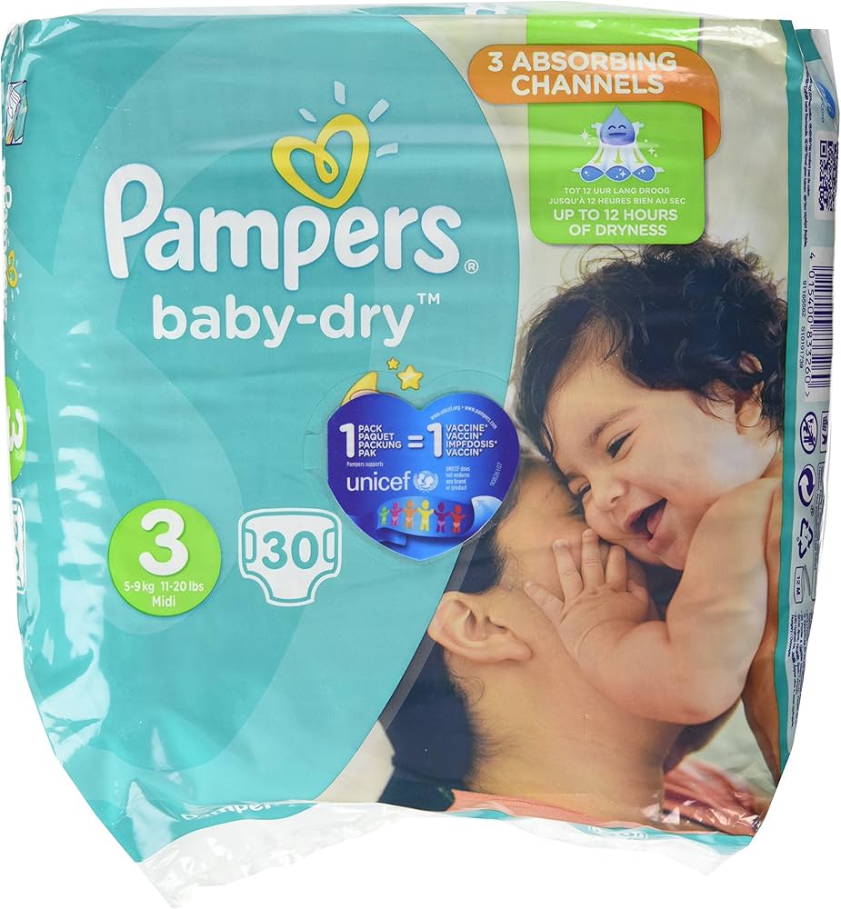 pampers pieluszki zapas 3 midi aż 208 szt