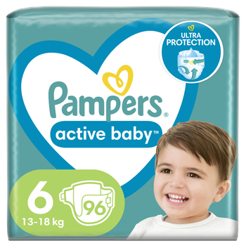 pampers active baby-dry pieluchy jednorazowe midi 3 mega