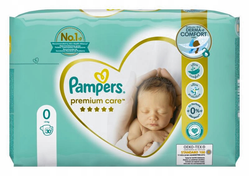 pampers slogan with a stork