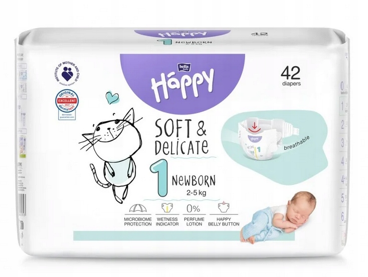 pampers newborn wyciecie na pepek