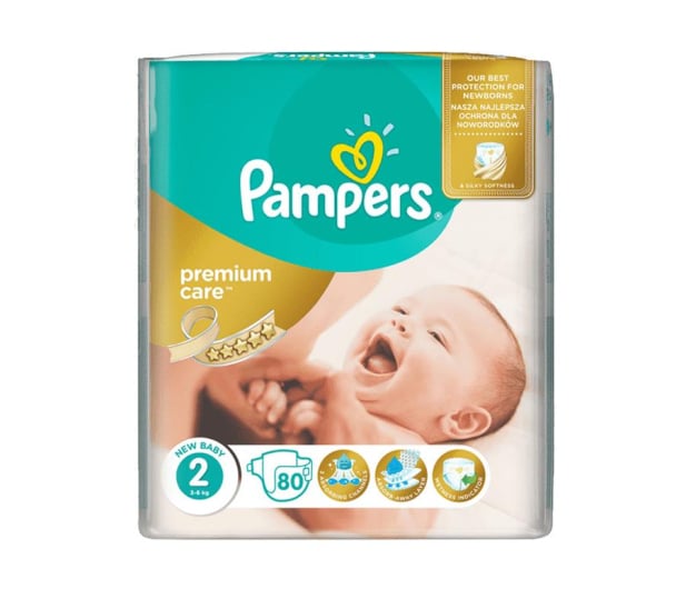 pampers niebiesko-zielone