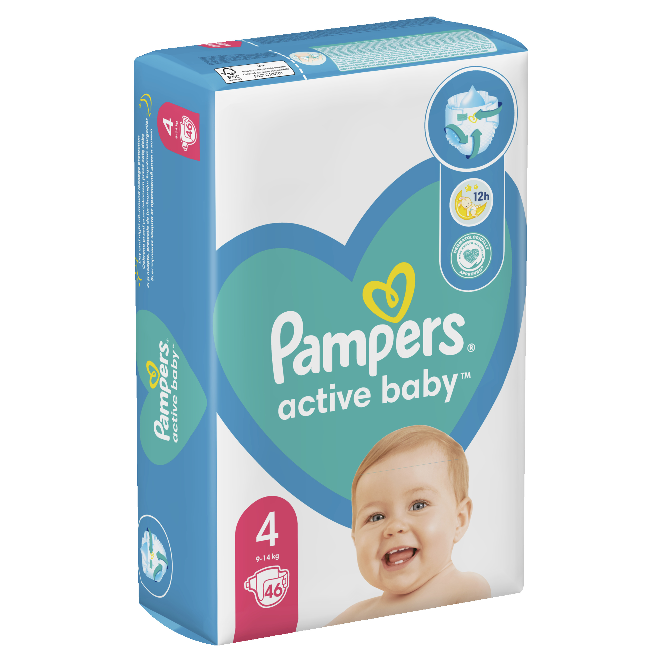 pampersy pampers 4 82szt