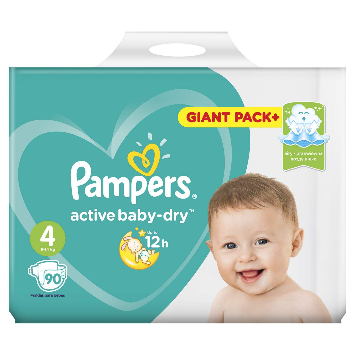 pampers active fit nappy pants size 4