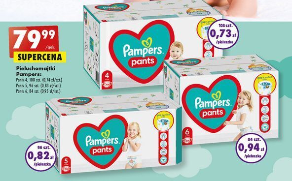 pampers pieluchomajtki xxl