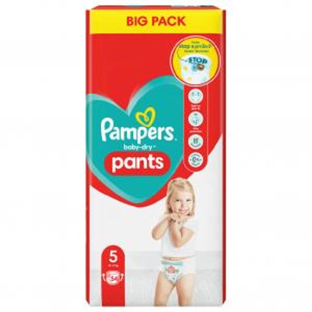 pee in pampers