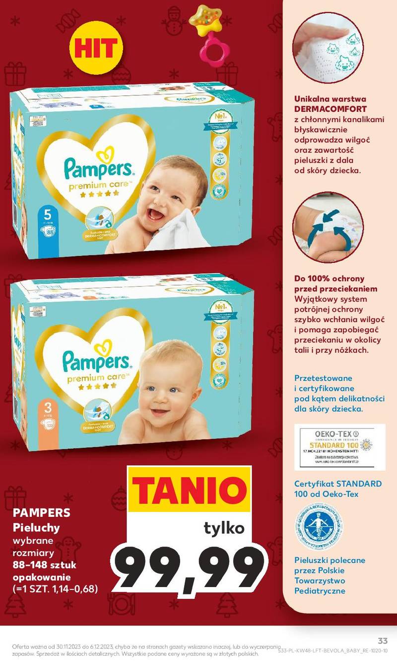 pieluchy pampers 2 biedronka
