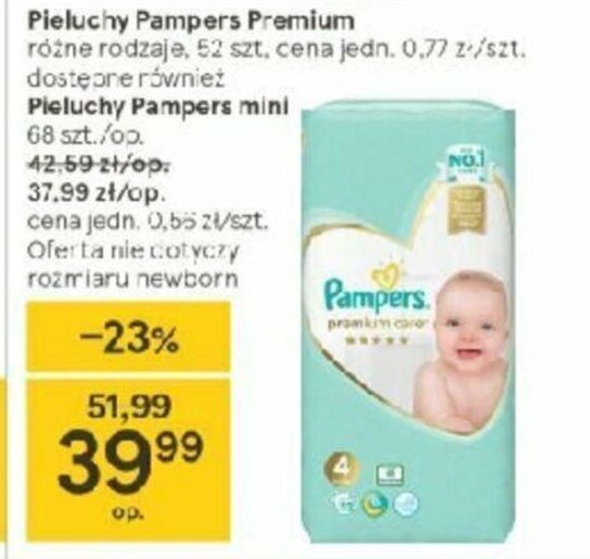 biedronka pampers active supercena