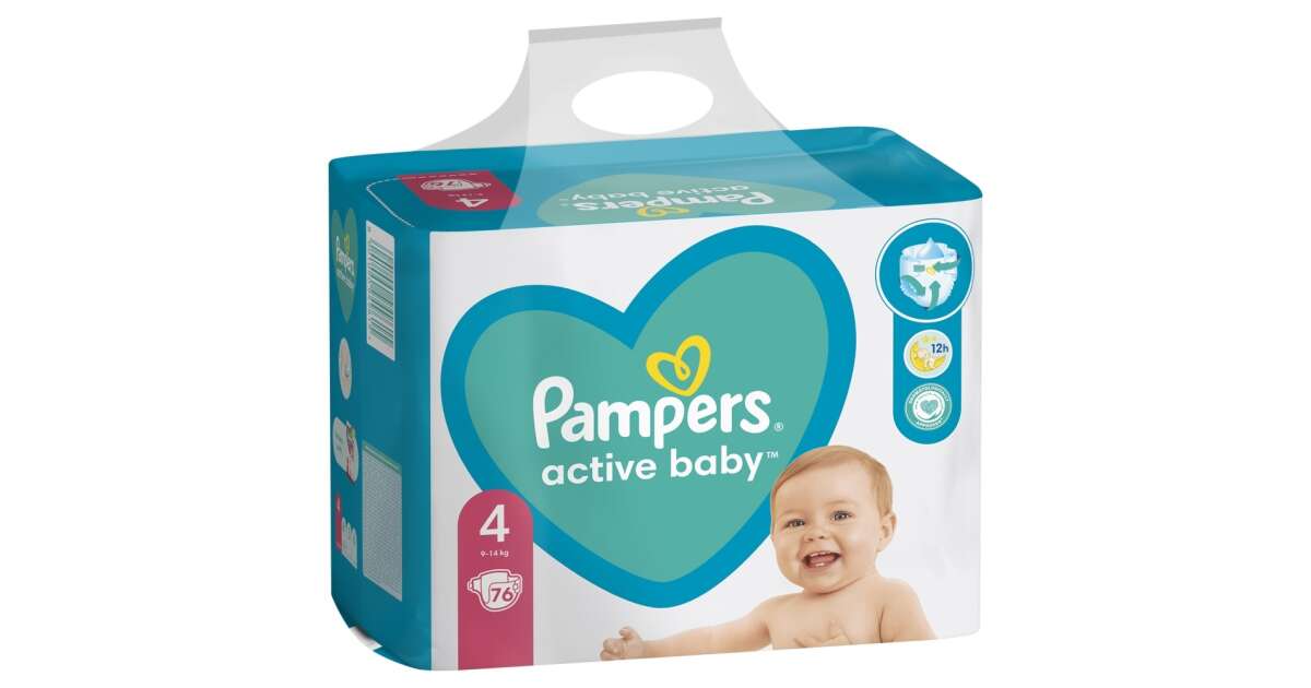 pampers 76 szt