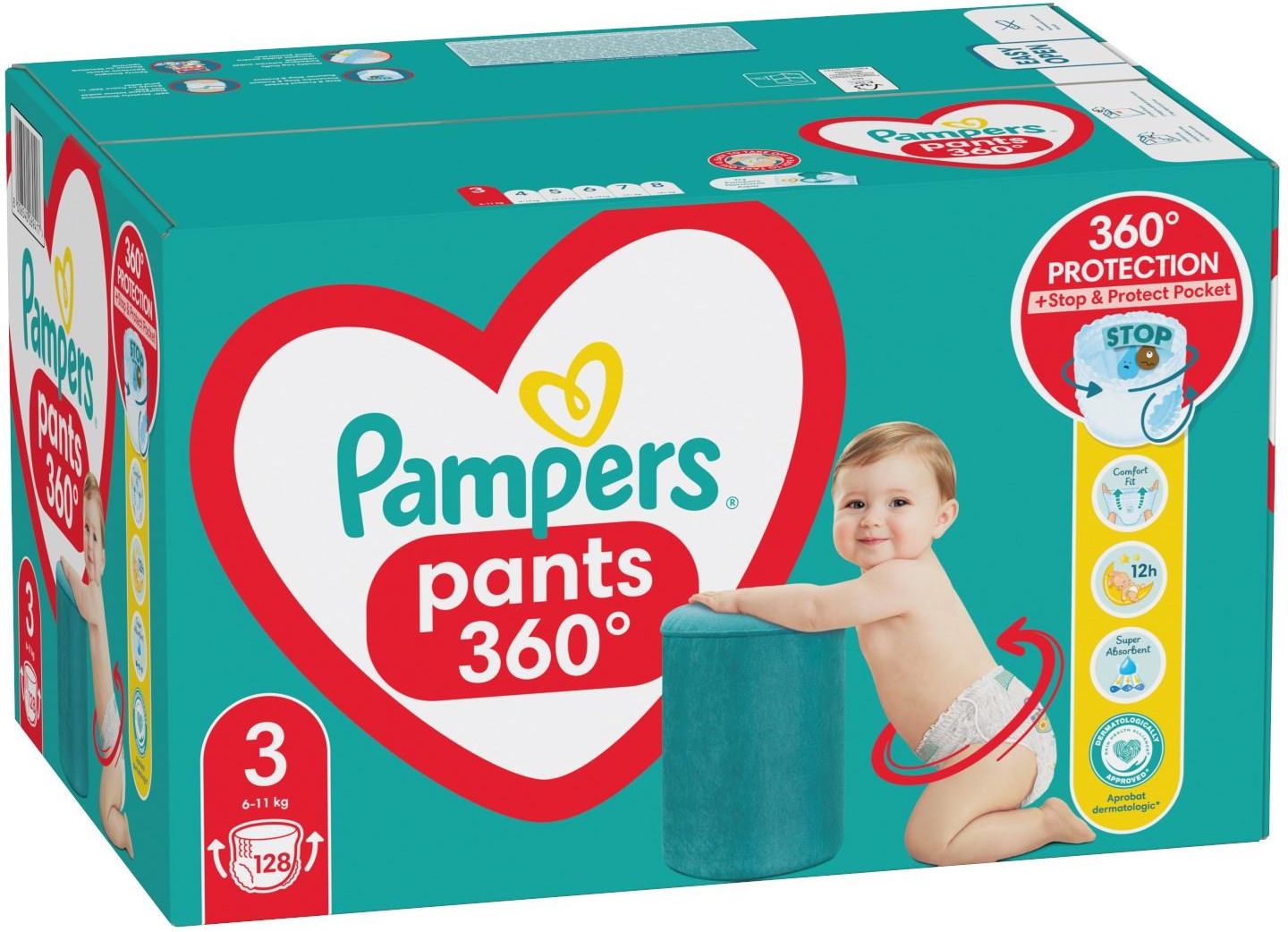 pieluchomajtki pampers jumbo rozmiar 3