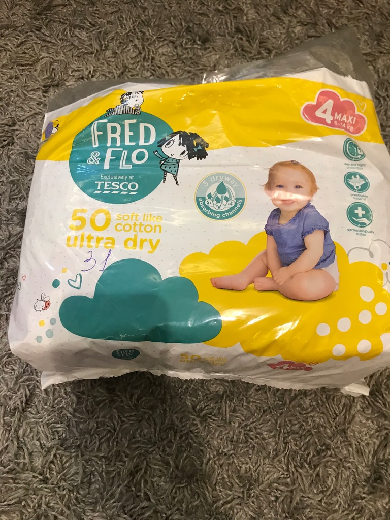 pampers teal colour