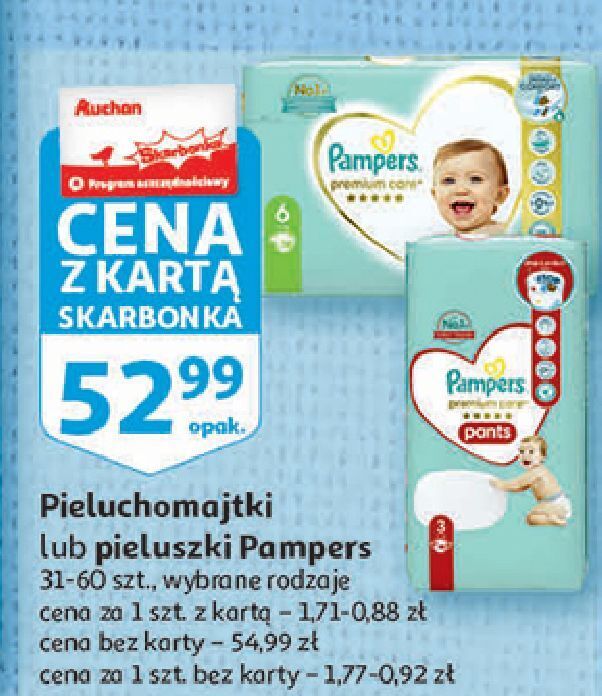 carrefour pieluchy pampers promocja