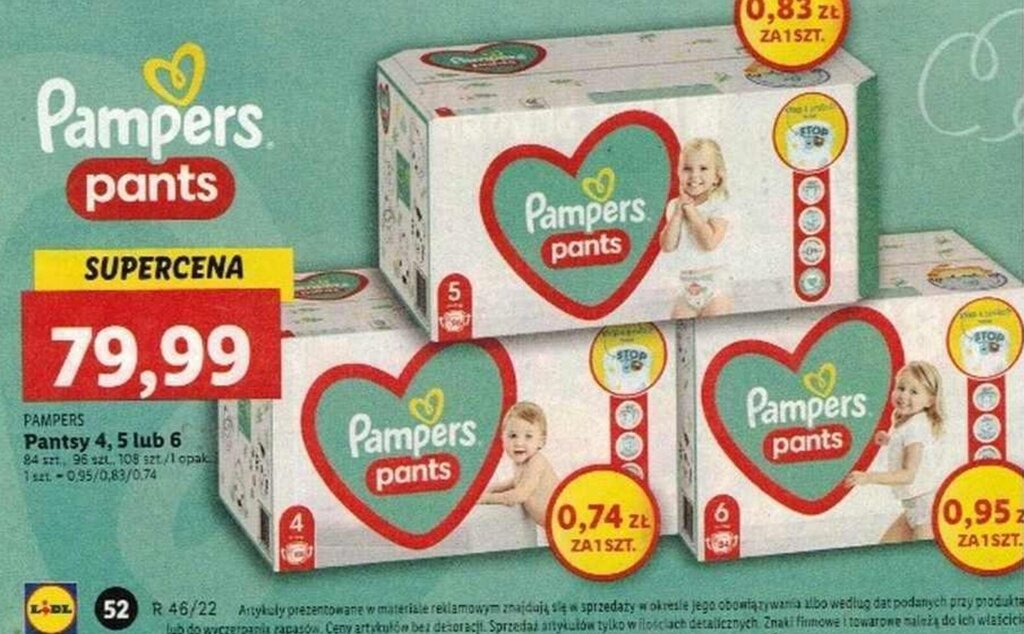 pampers najmniejsze pieluchy