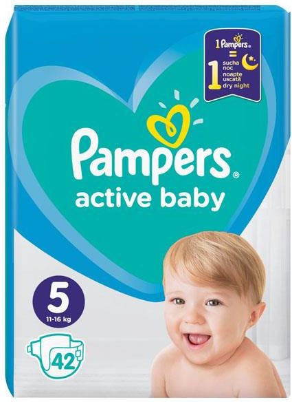 pampers active baby-dry 5 junior 28