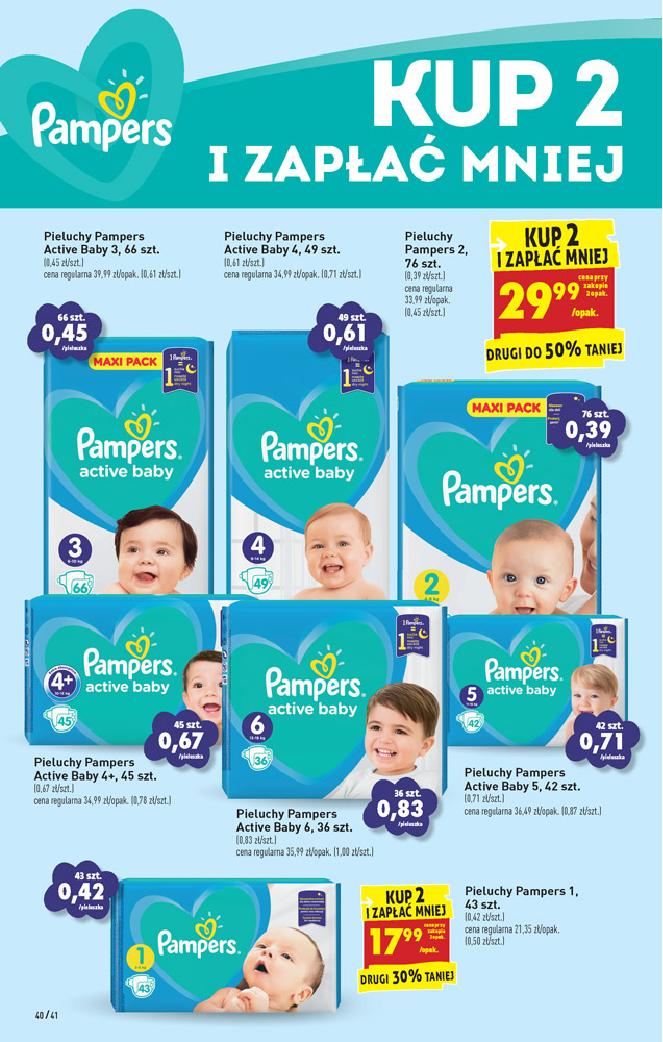 pieluchy pampers 3 premium care 60 szt