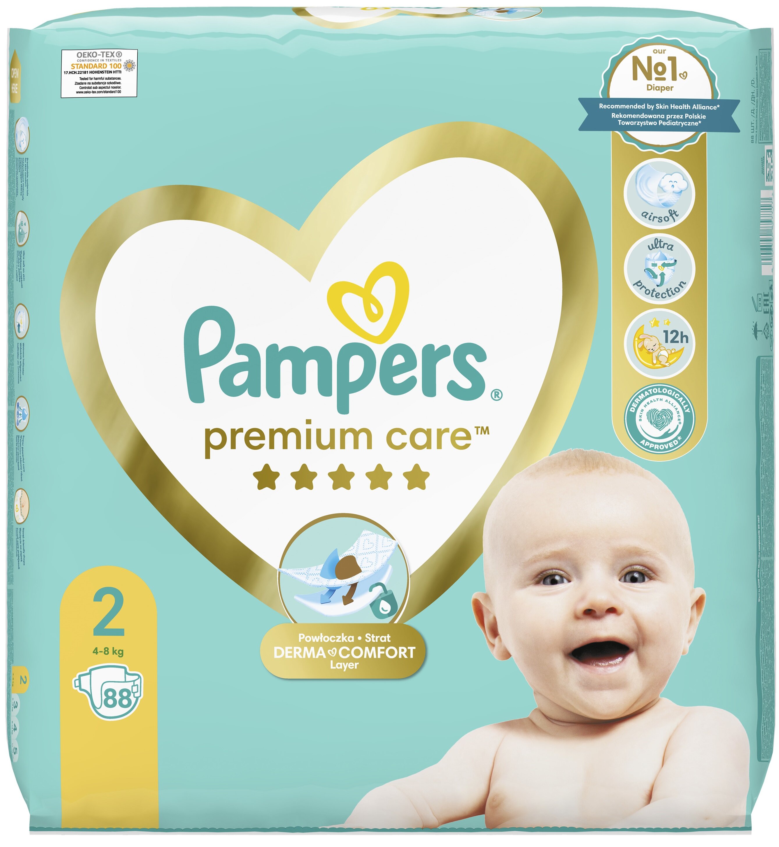 pieluchy pampers 2 cena