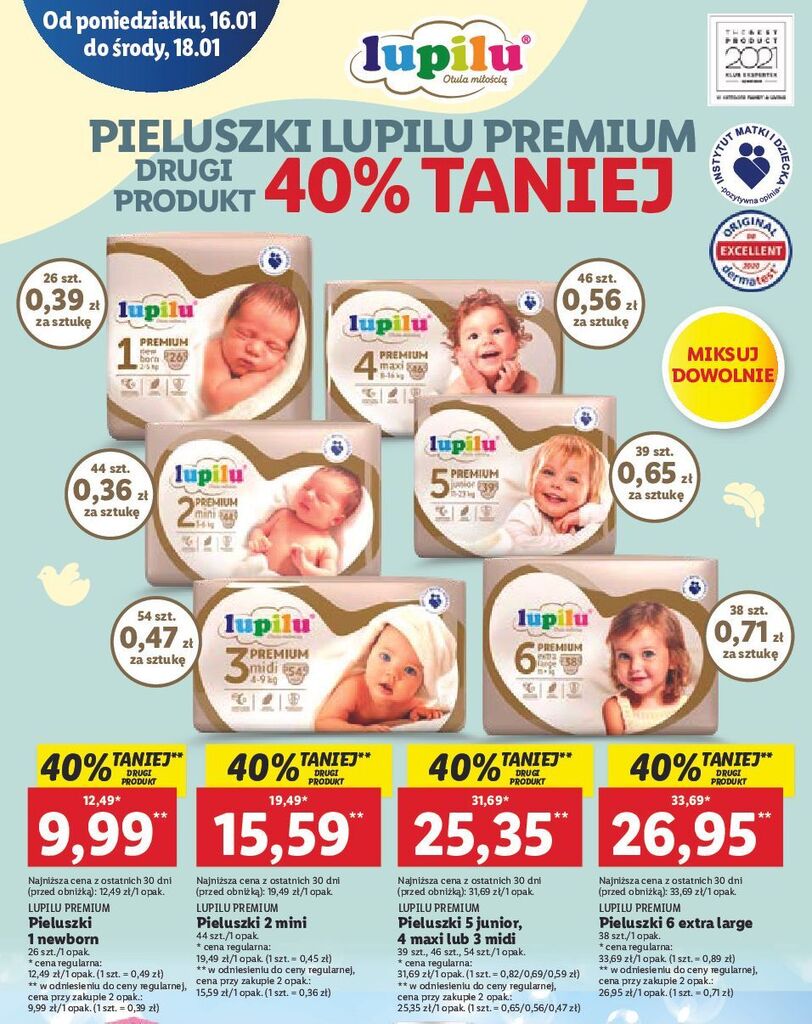 ceneo pampers premium care 3