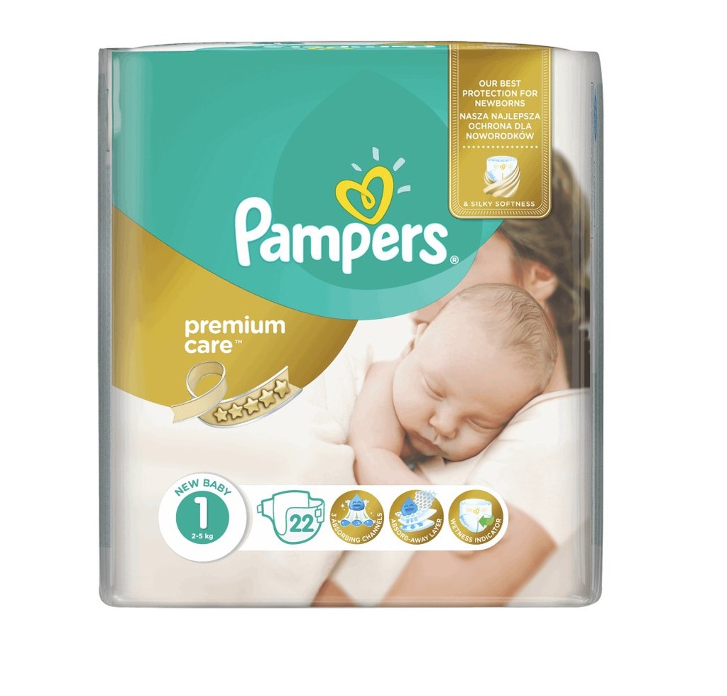 pampers 4 premium care 168