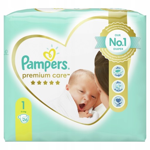 pampers new baby dry 1 cena