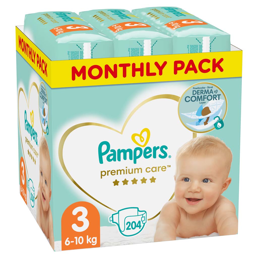 pampers premium care 3 68 sztuk