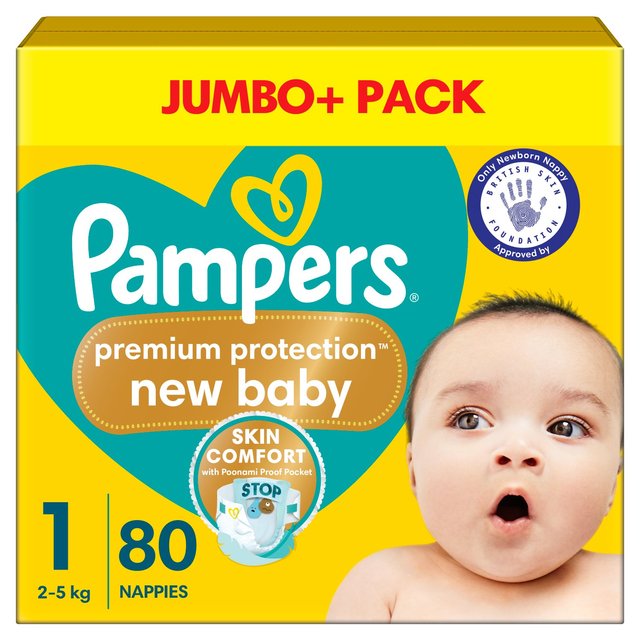 pampers guziki klipsy