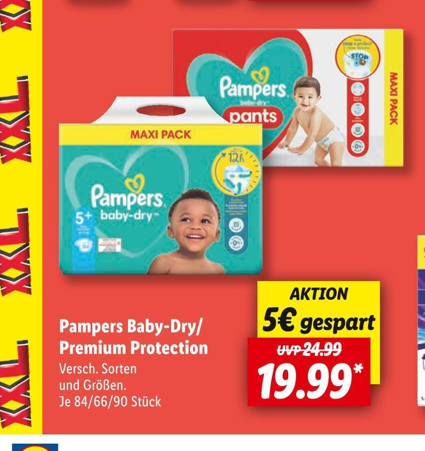 pampers w pudełku