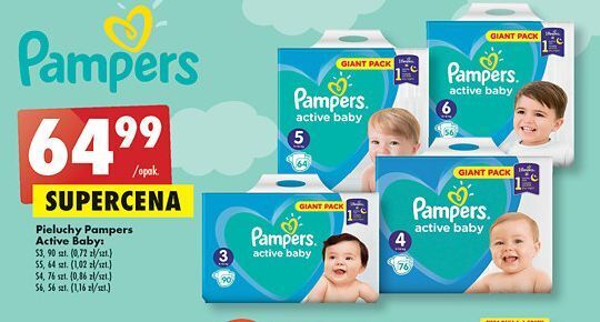 pampers active baby 2 rozmiary