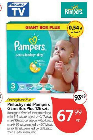 tesco pieluchy pampers