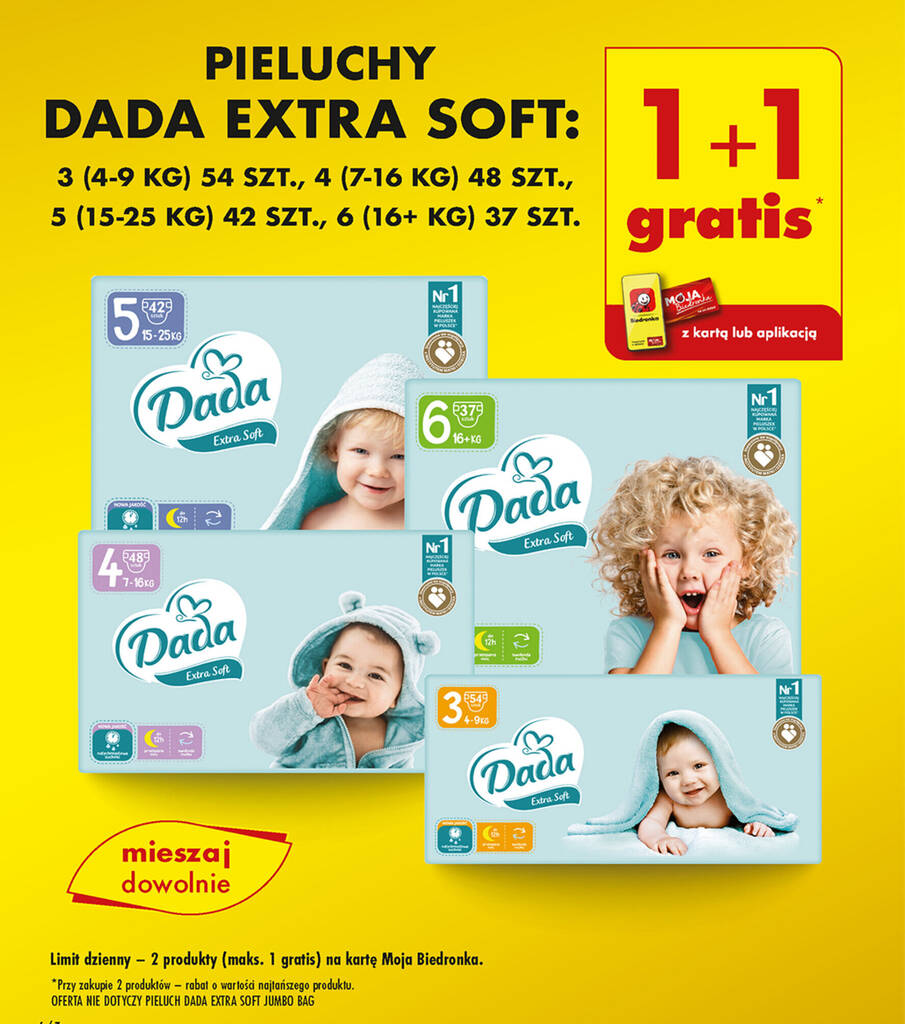 biedronka pieluchy pampers