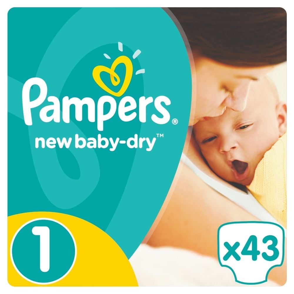 pampers rozmiar 1 43 stuki