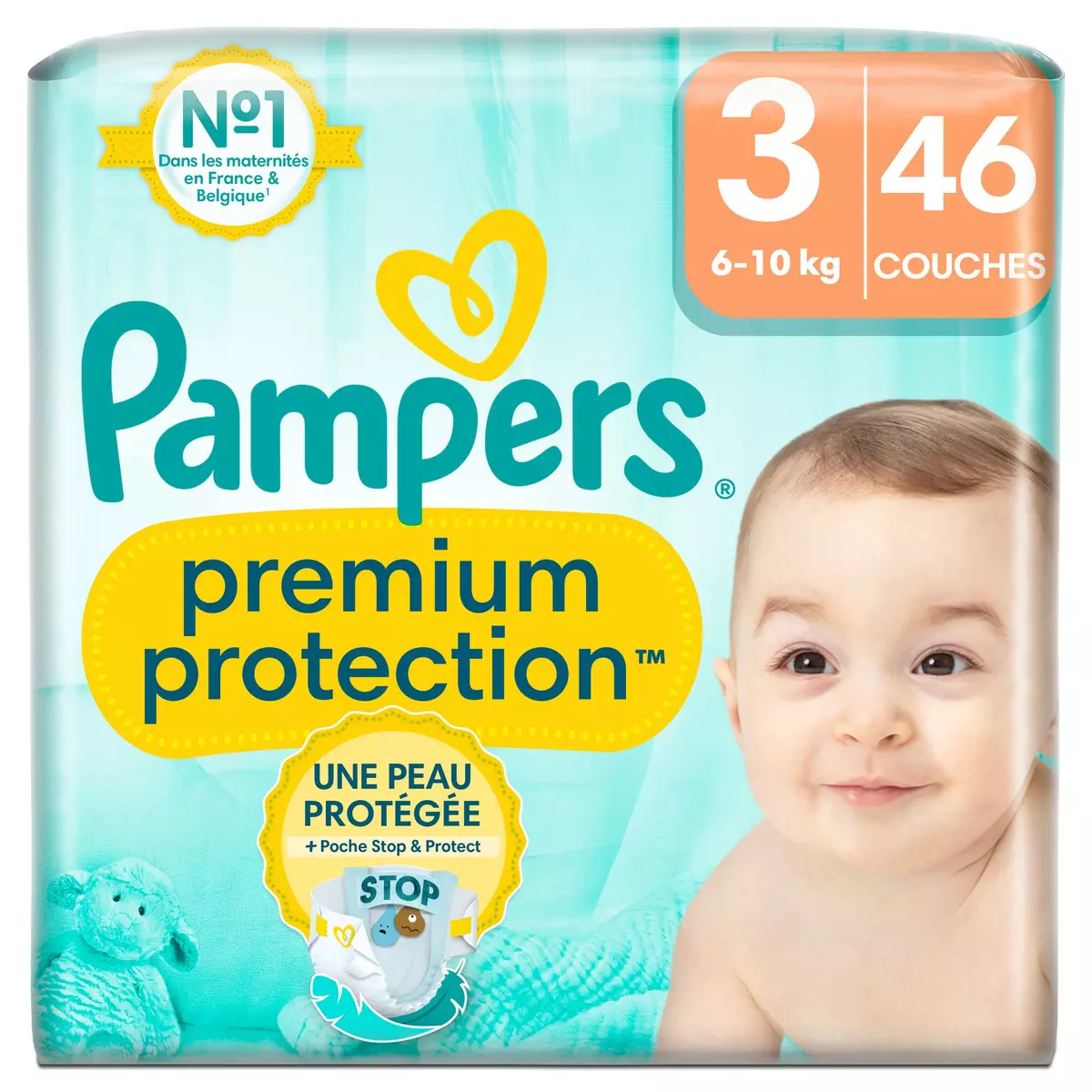 pampers 3 204 sztuk