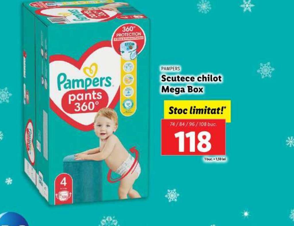 pampers pieluchy active baby 3 midi 5-9kg 108 szt