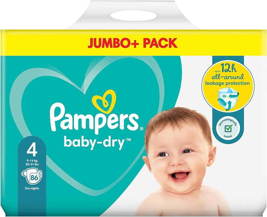 chusteczki pampers w pudelku