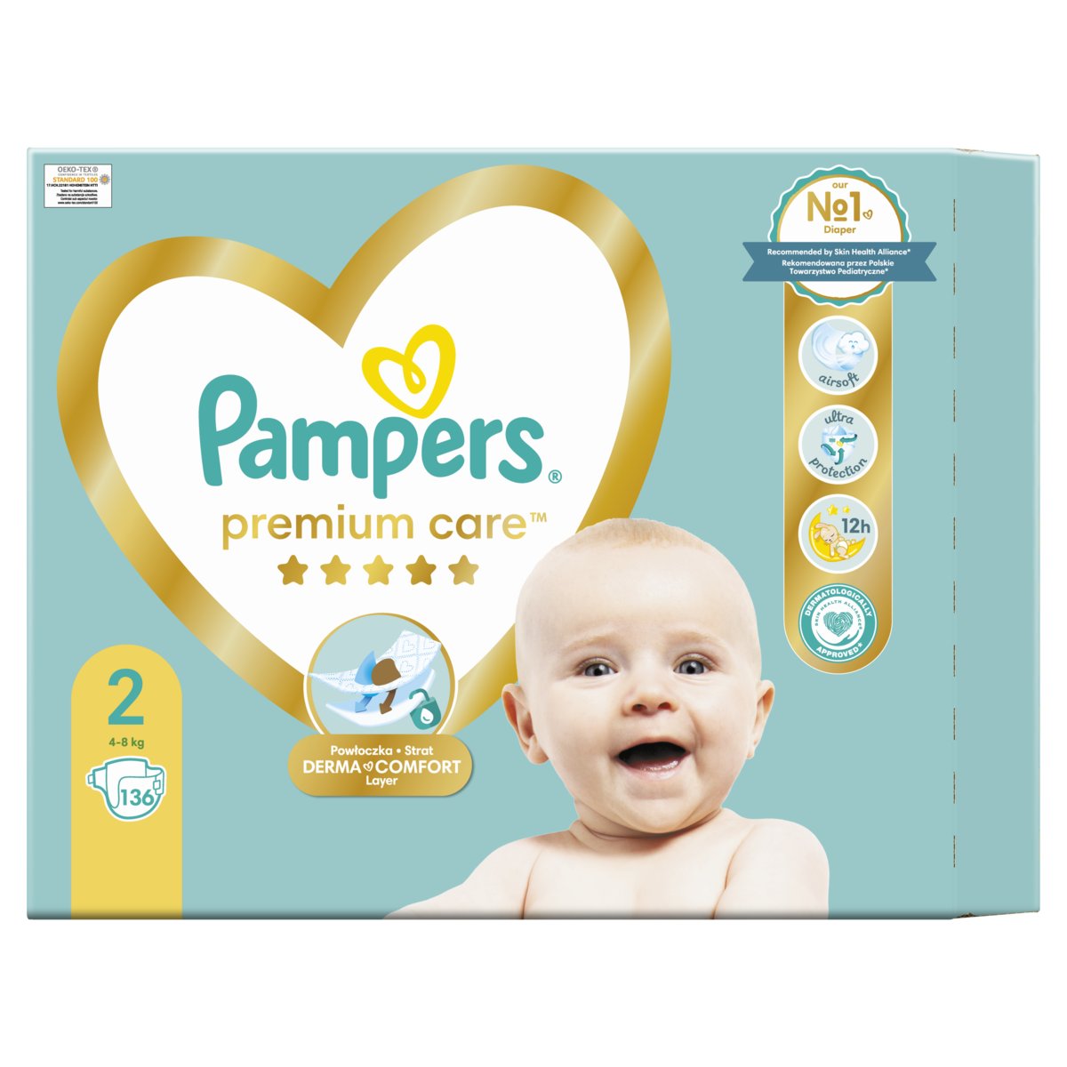 pampers new baby-dry pieluchy 2 mini 3-6 kg