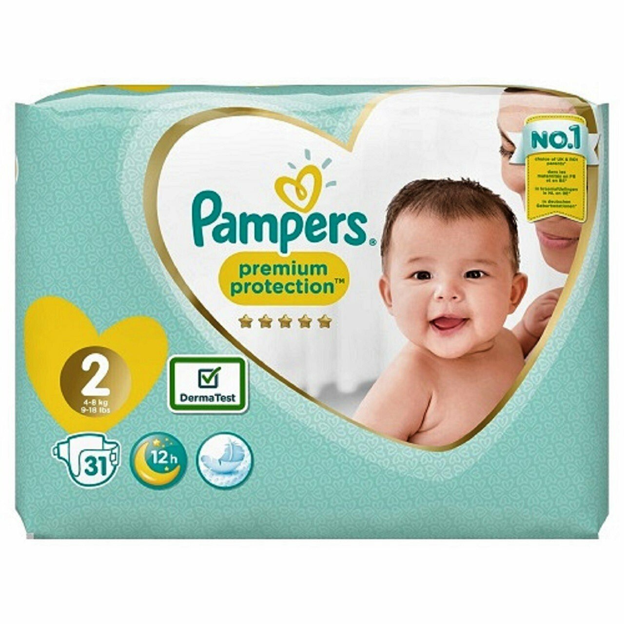 pampers 4 plus waga