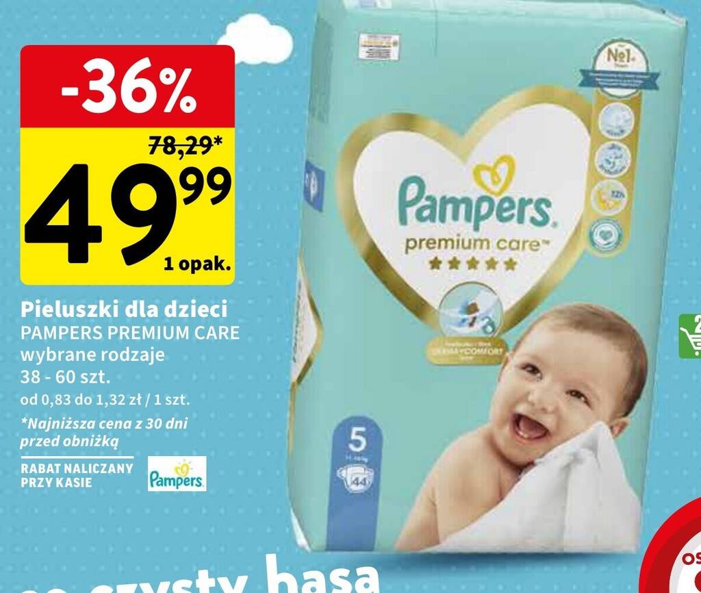 biedronka pieluchy pampers roz 1