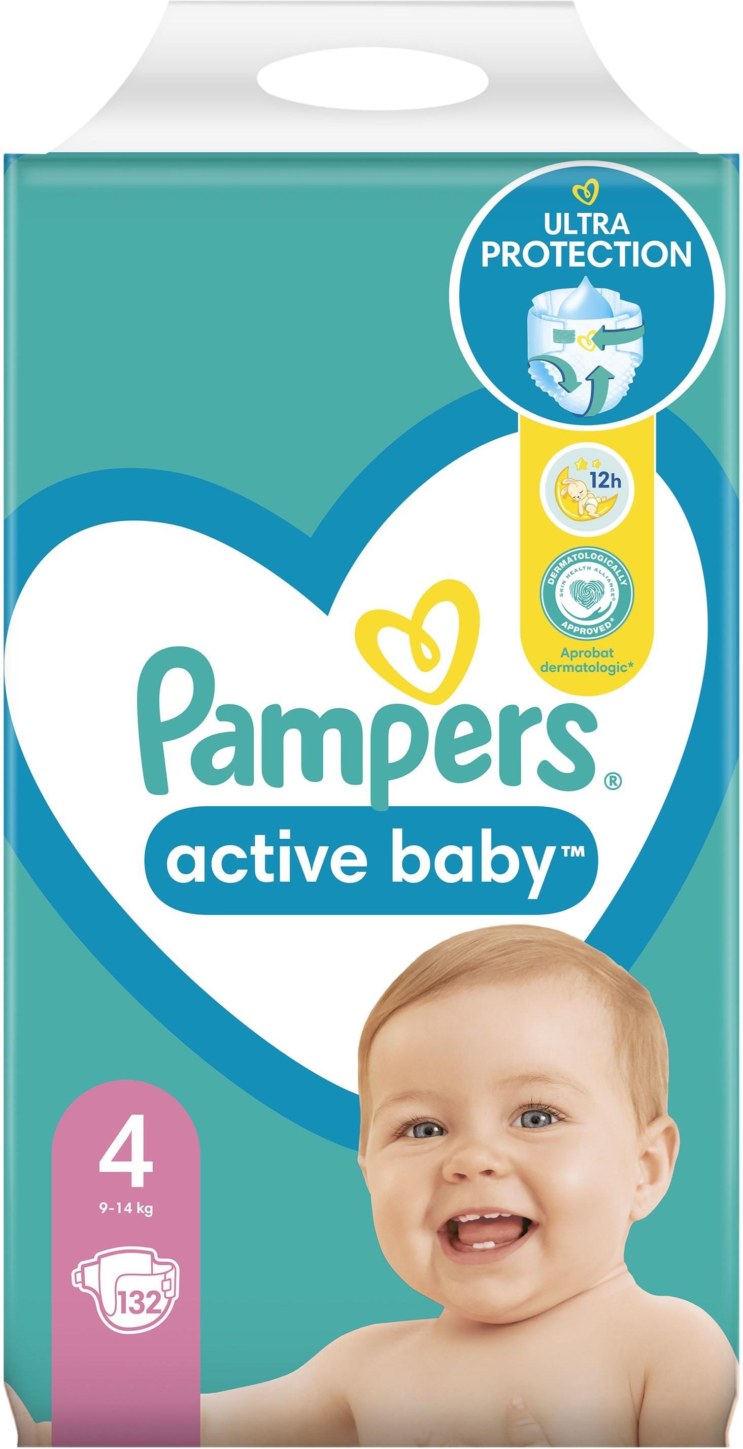 pampers 6 active baby dry 43 szt