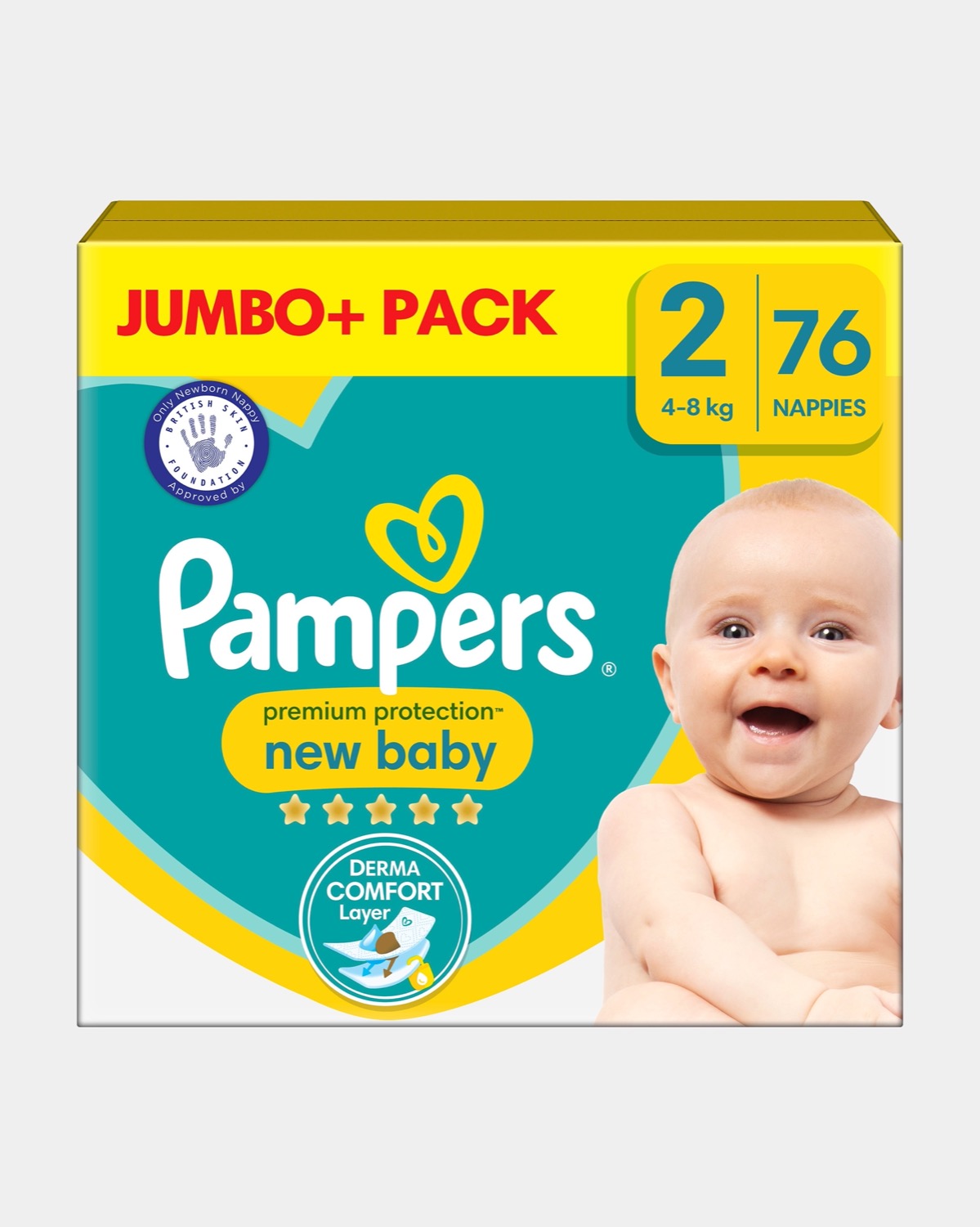 pampers active baby 4 monthly pack