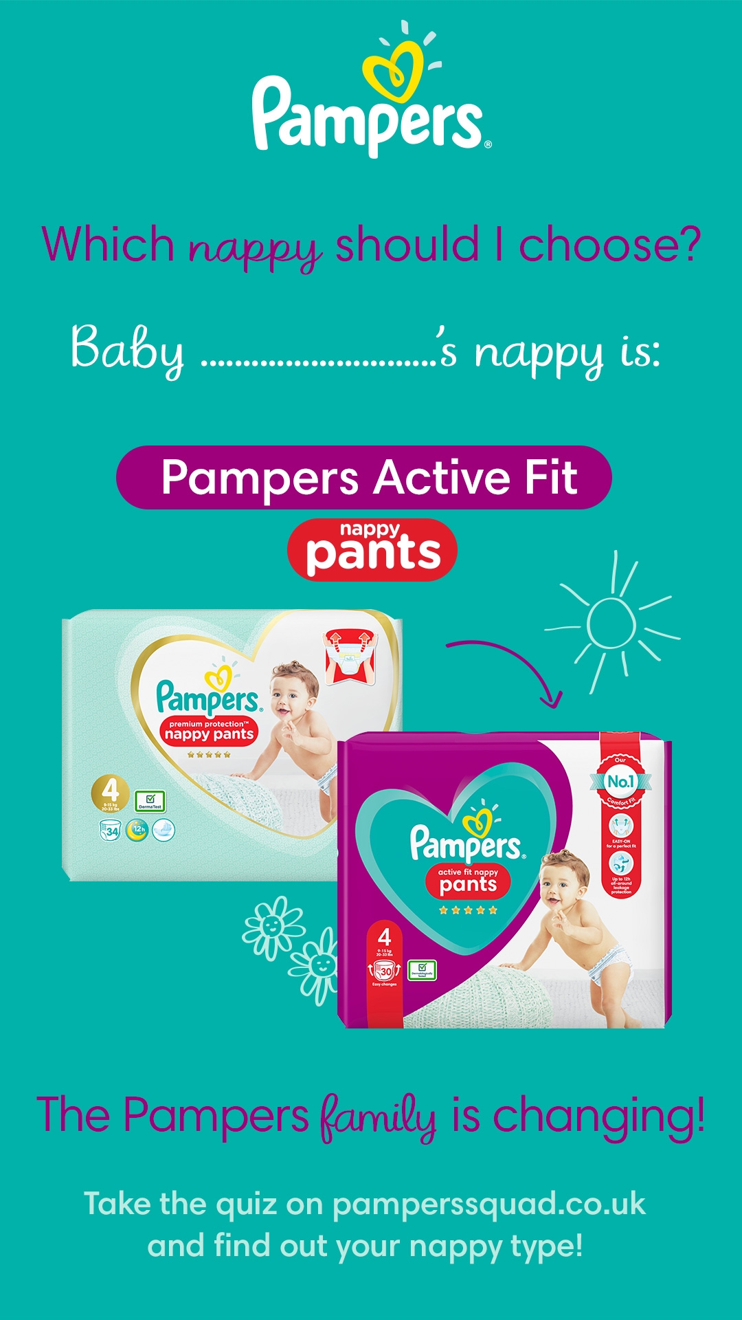 pampers baby dry extra large+