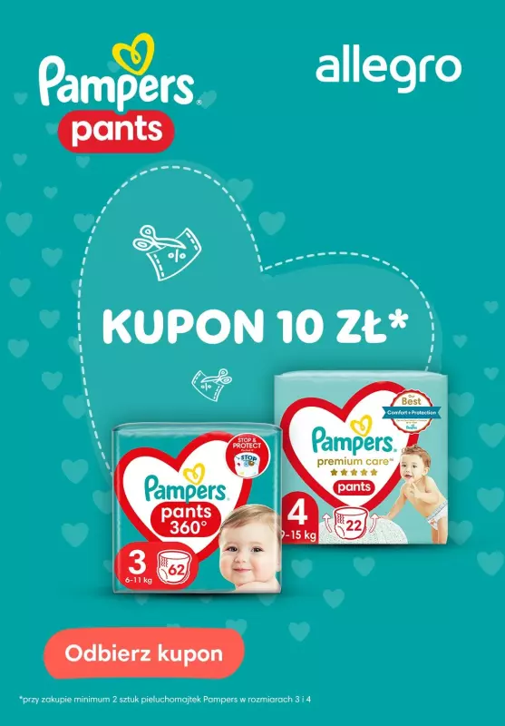 pieluchomajtki pampers od jakiego rozmiaru