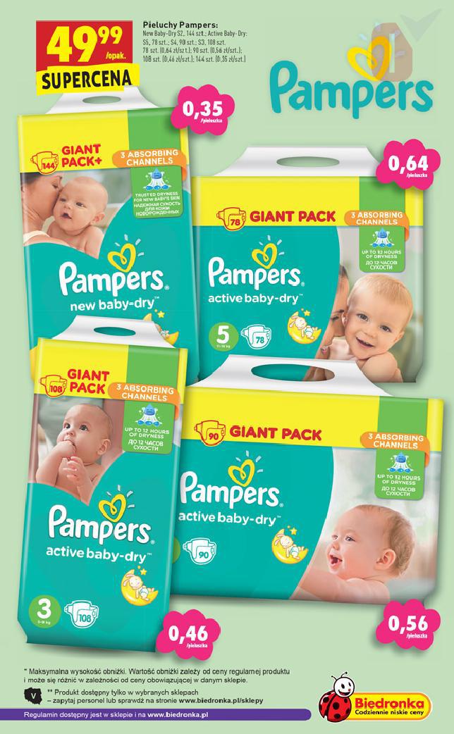 pielichomajtki pampers 3