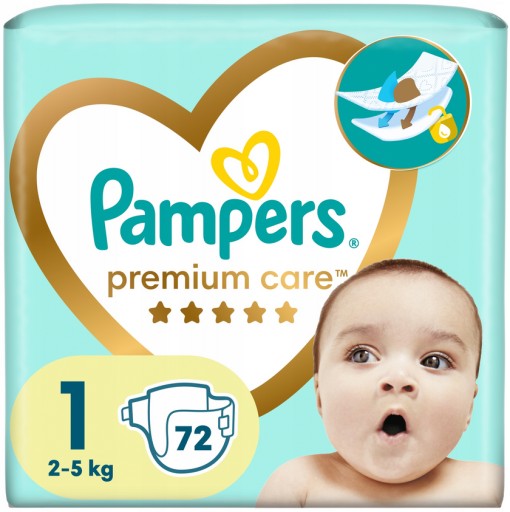 pampers żółte