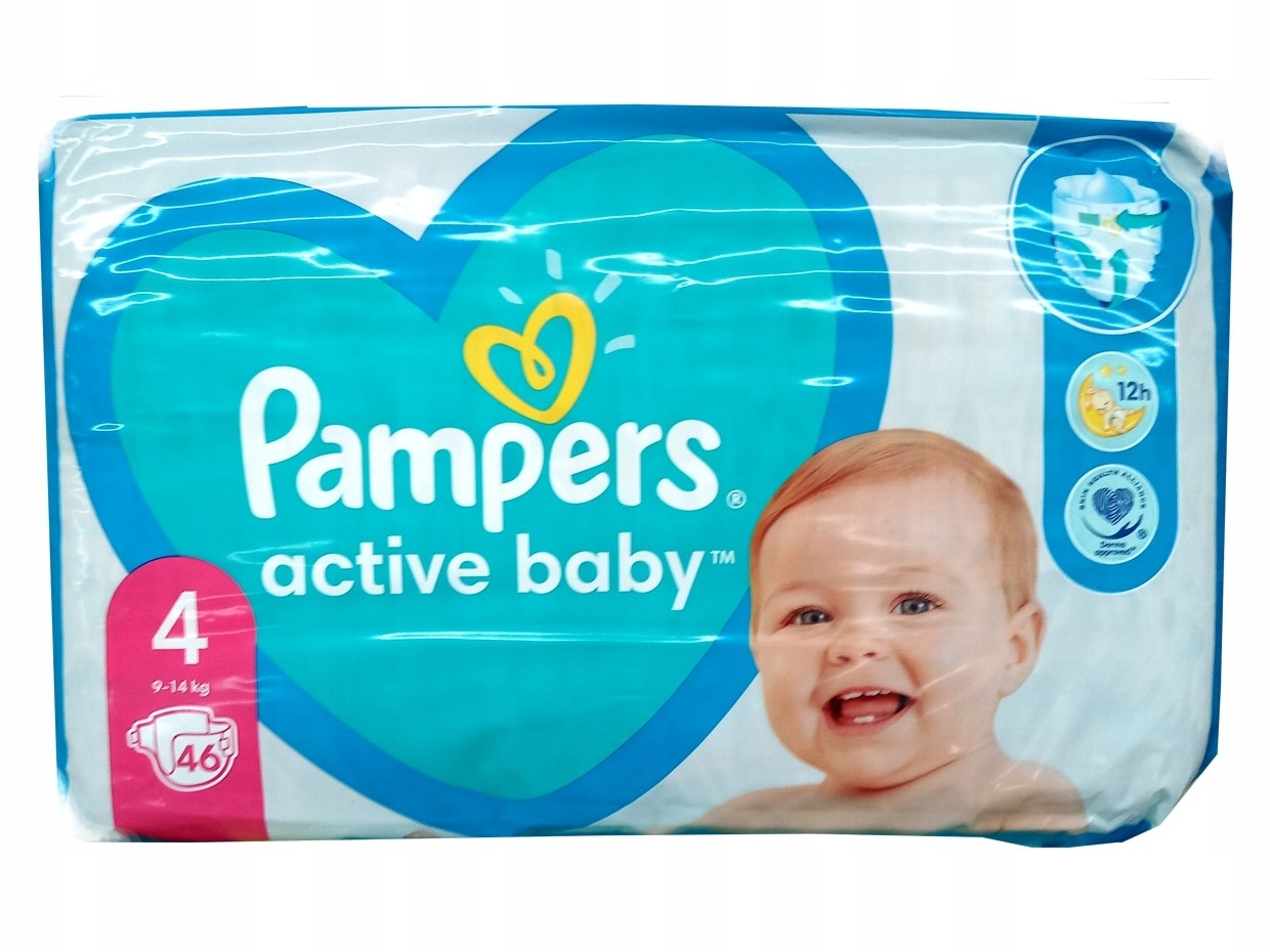 pieluchy pampers active baby 4 13szt