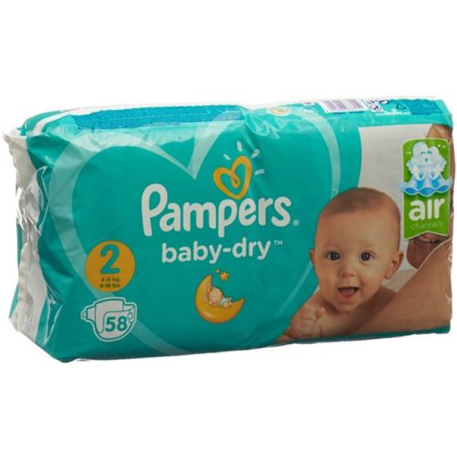 pampers 2 58 szt