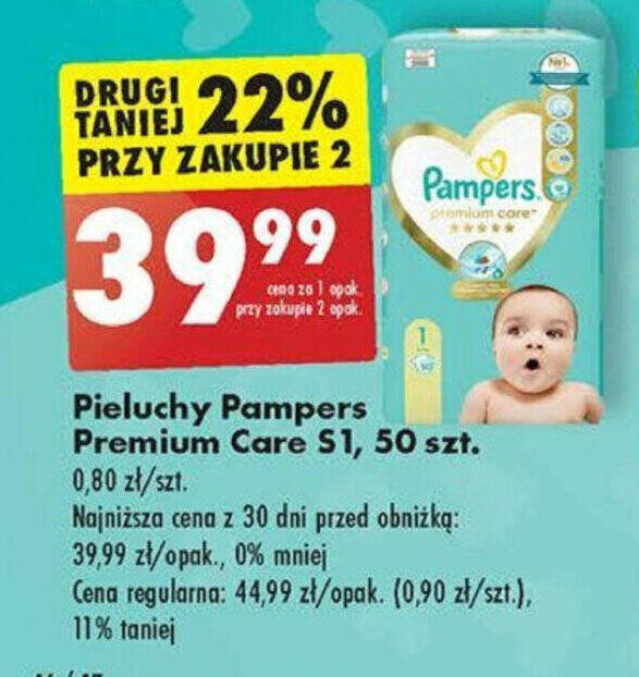 pampers majtki ze wskaznikiem