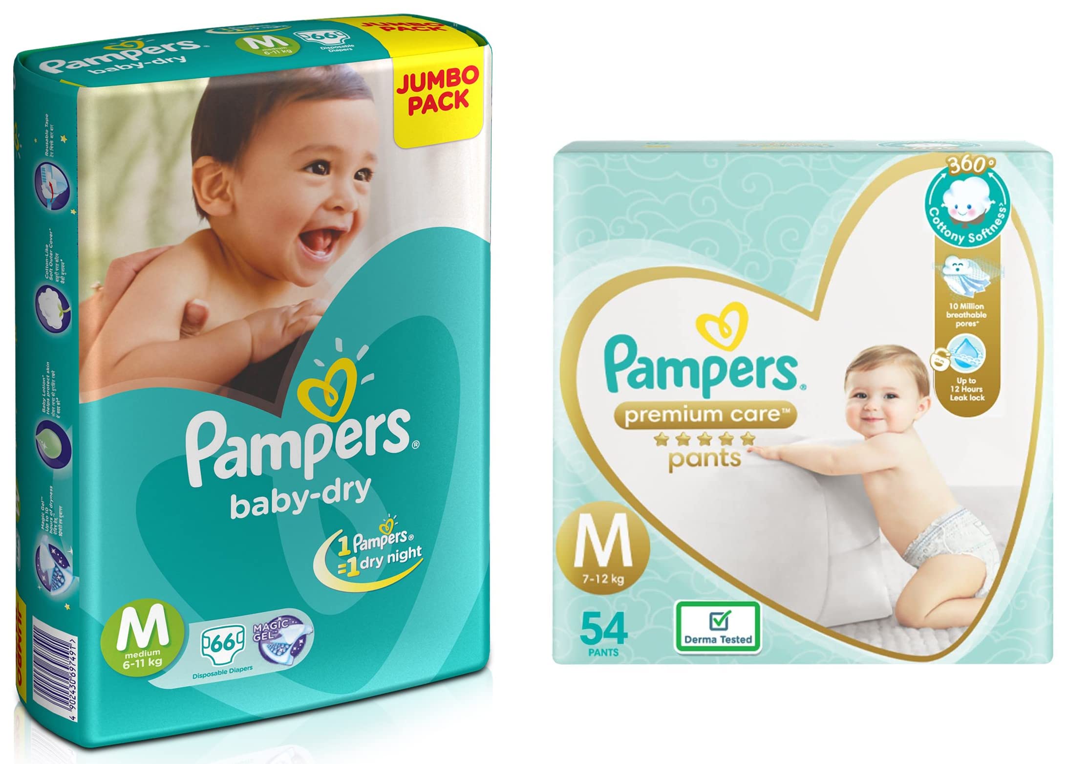 pampers chusteczki 12x64