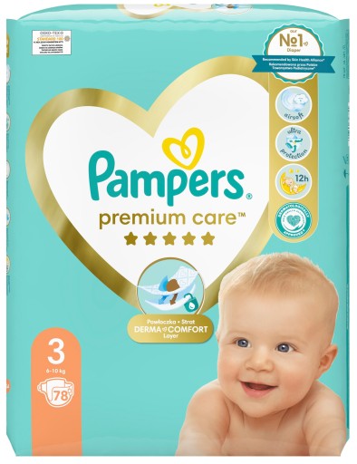 pampers premium care 6 78 szt