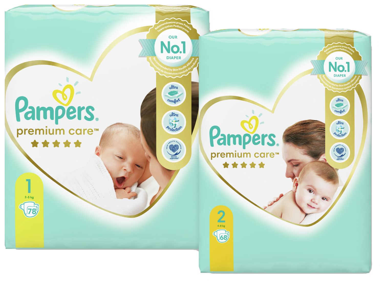 pampers premium care 22 sztuki