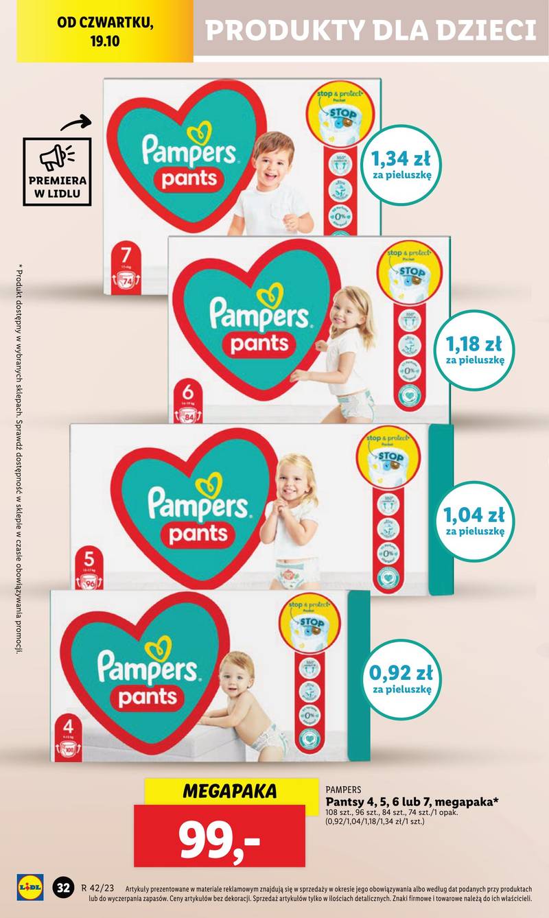 selgros pampers pants