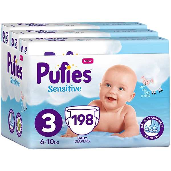 chusteczki nawilżane w pudełku pampers